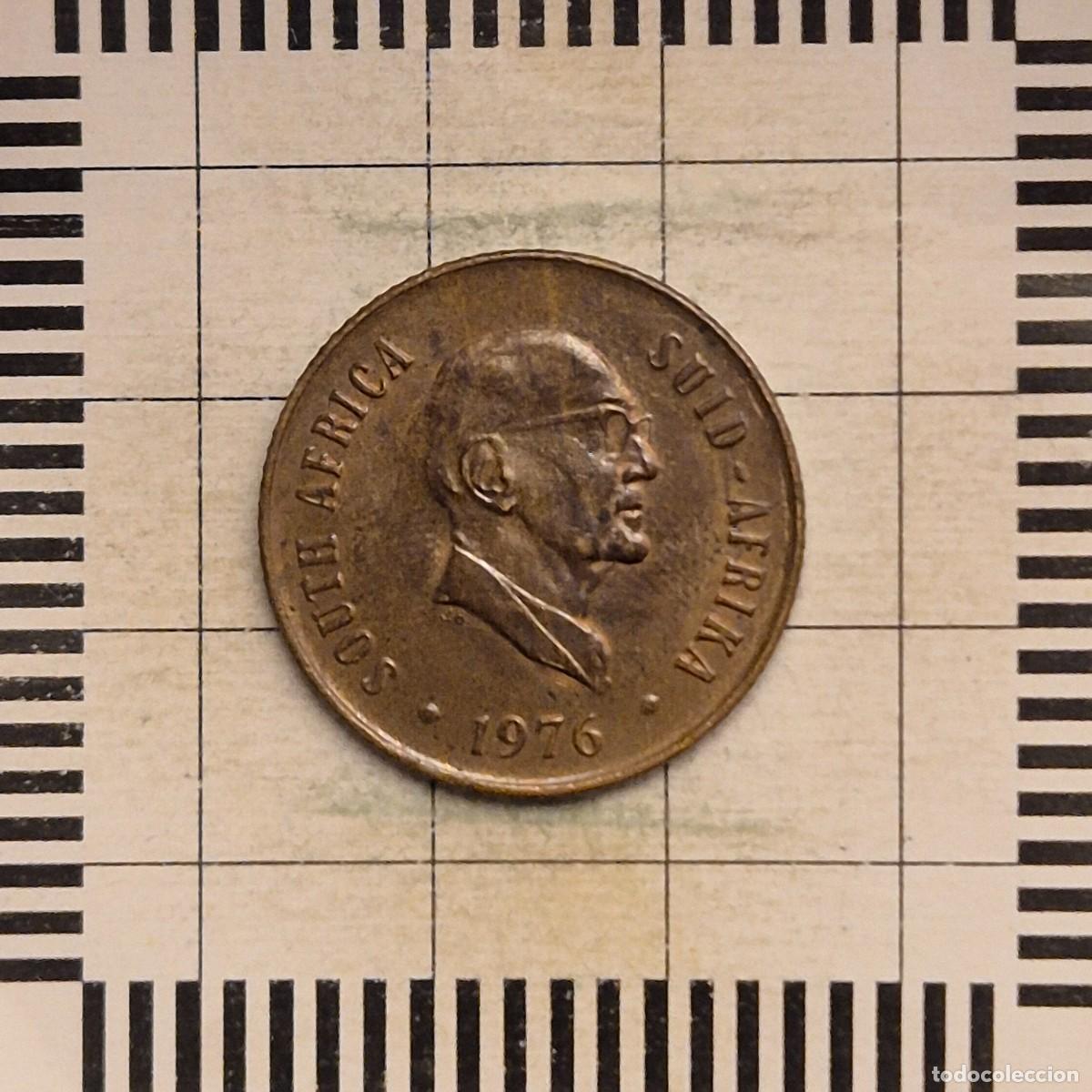 Monedas antiguas de &Aacute;frica: 2 CENTS, SUDAFRICA. 1976. (KM#92).