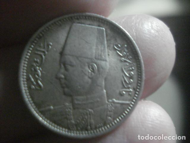 Monedas antiguas de &Aacute;frica: EGIPTO - PLATA 2 PIASTRAS A&Ntilde;O 1939 FECHA RARA - MIRA MAS DE EGIPTO