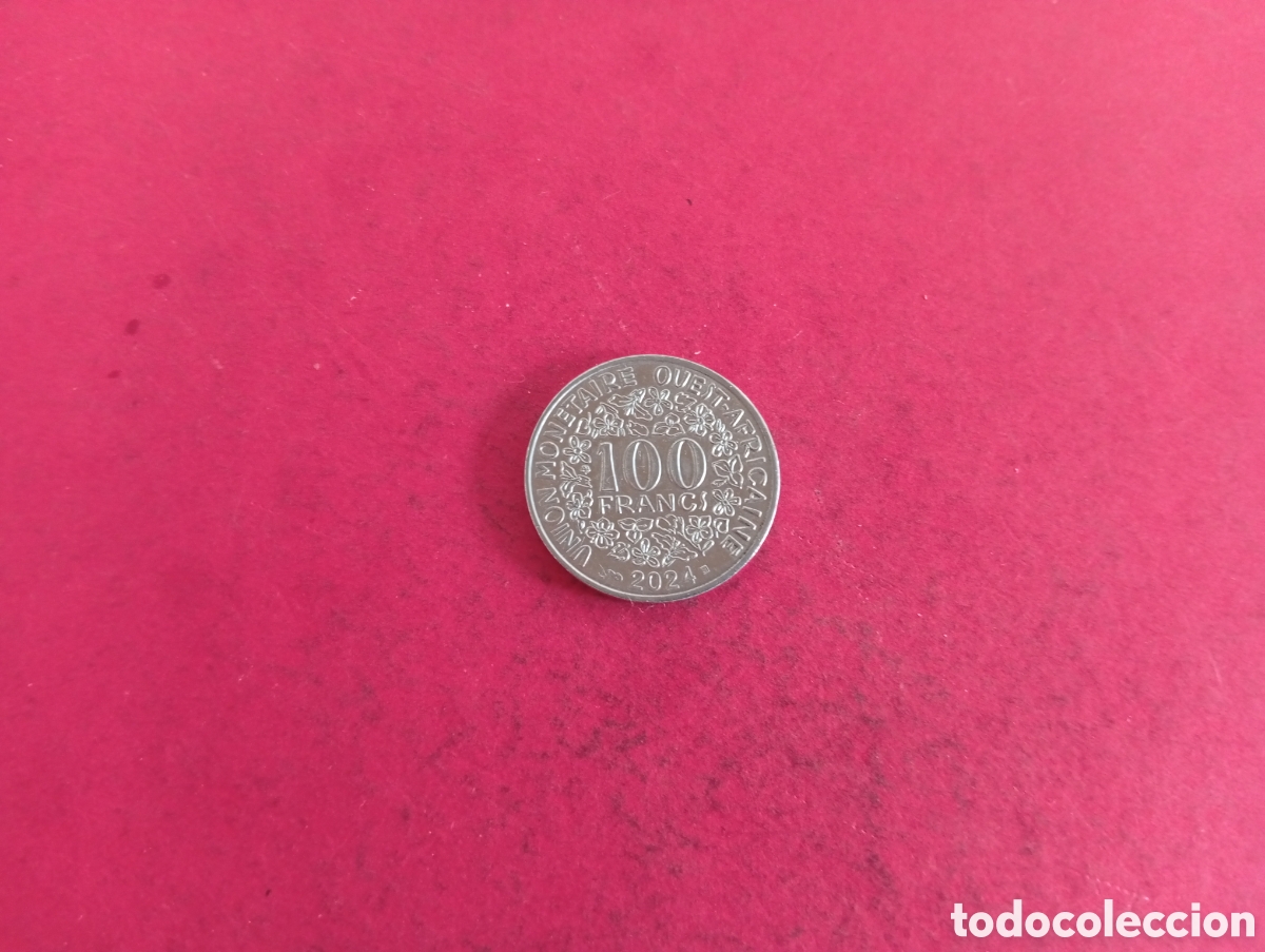Monedas antiguas de &Aacute;frica: 100 francos &Aacute;frica Oeste 2024