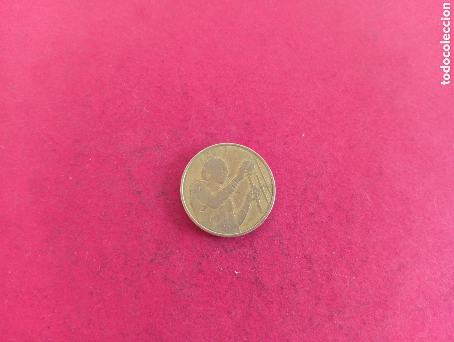 Monedas antiguas de &Aacute;frica: 25 francos &Aacute;frica Oeste 2017