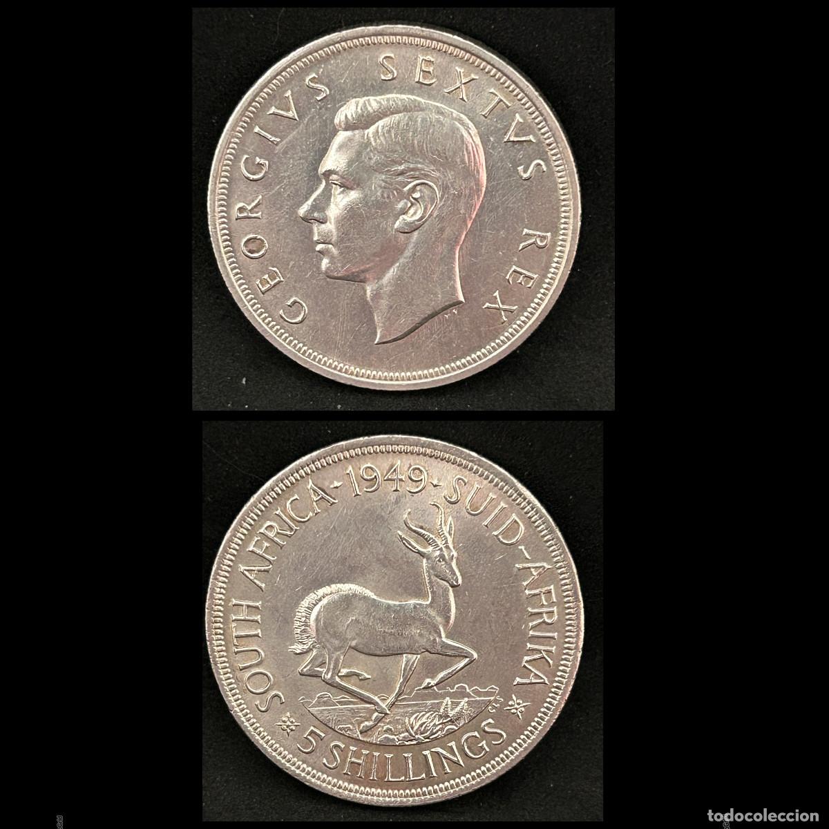Monedas antiguas de &Aacute;frica: Moneda de Sud Africa 1949