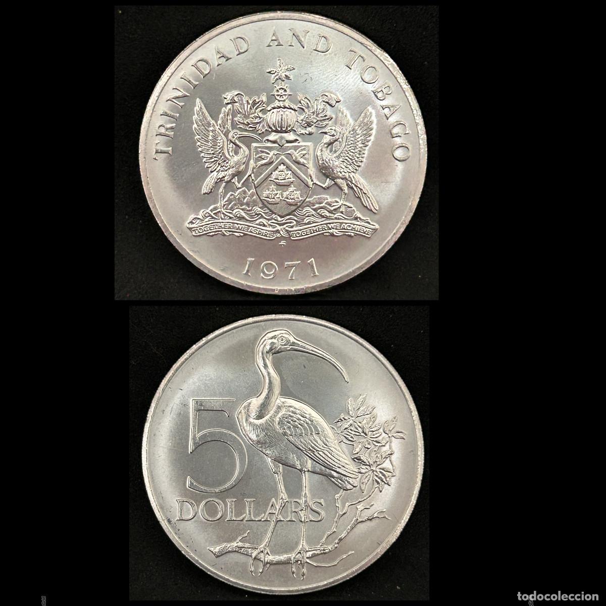 Monedas antiguas de &Aacute;frica: Moneda de Trinidad y Tobago 1971