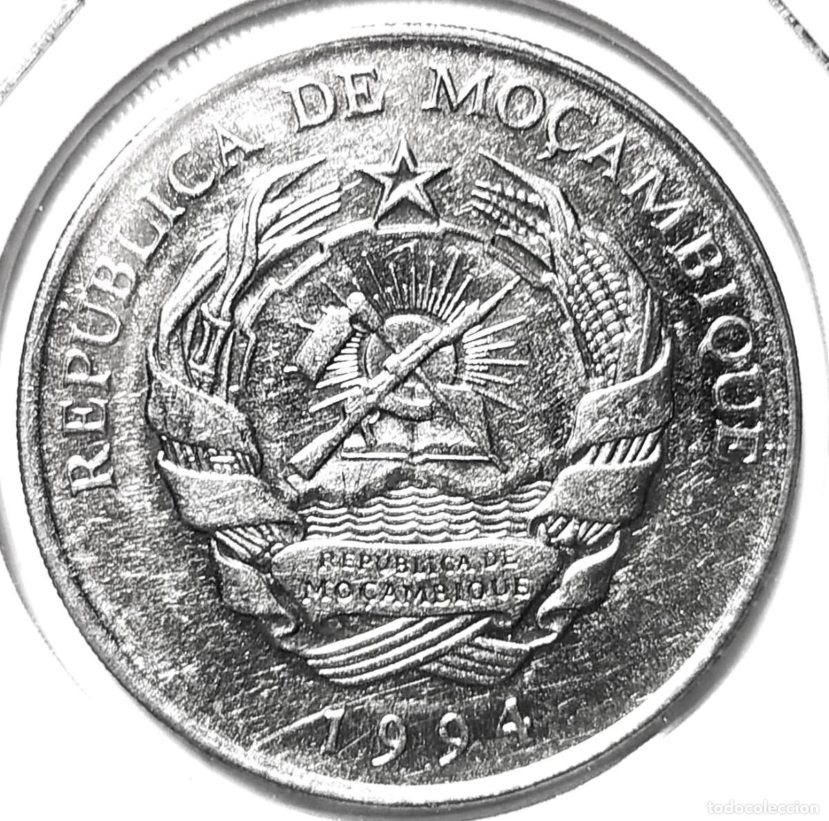 Monedas antiguas de &Aacute;frica: MOZAMBIQUE (1980-2005) - 500 METICALES 1994 - A - 10,20 GR. ACERO NIQUELADO - DIAMETR 30 mm - KM#121