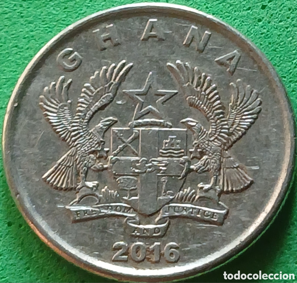 Monedas antiguas de &Aacute;frica: Ghana 10 pesewas 2016 km#39