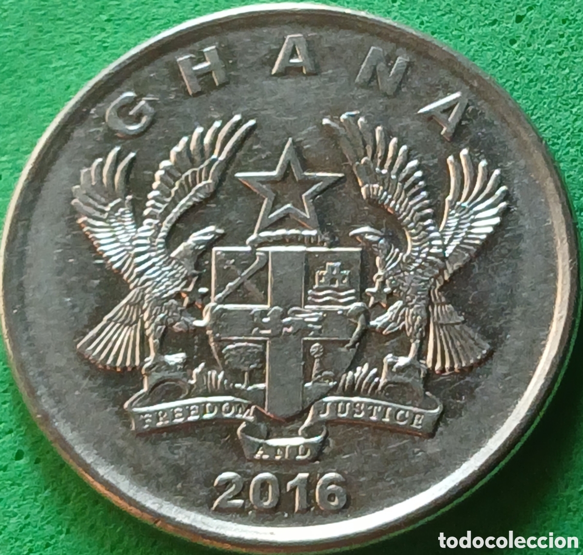 Monedas antiguas de &Aacute;frica: Ghana 20 pesewas 2016 km#40