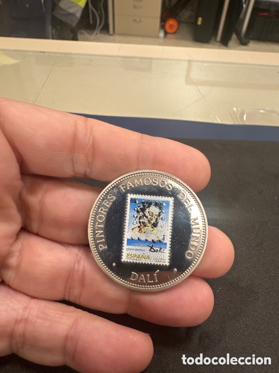 Monedas antiguas de &Aacute;frica: Moneda de Guinea Ecuatorial de 1000 francos a&ntilde;o 1994, colecci&oacute;n pintores Dali sin circular