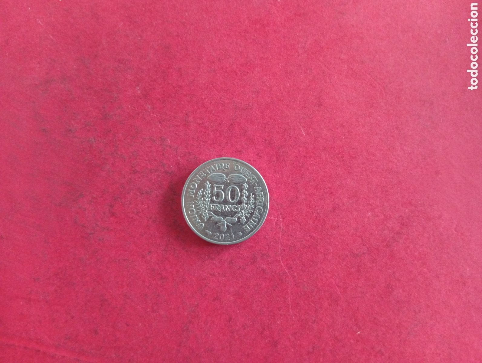 Monedas antiguas de &Aacute;frica: 50 francos &Aacute;frica Oeste 2021