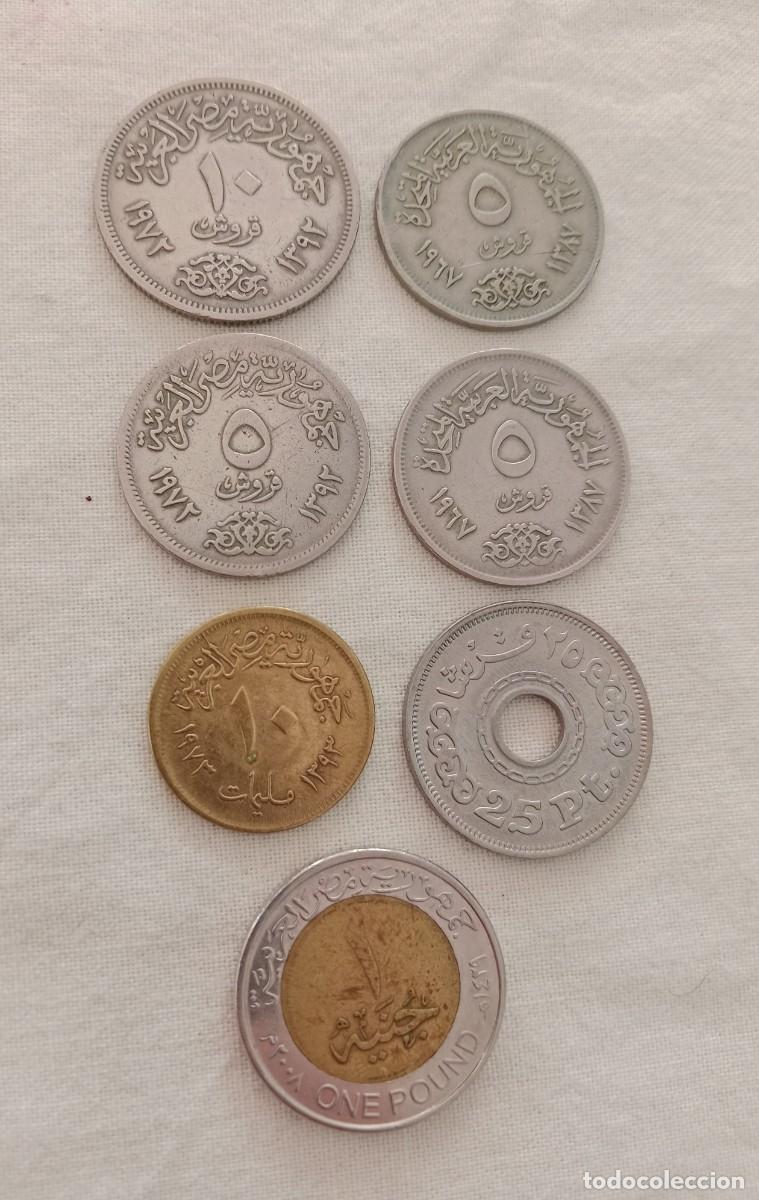 Monedas antiguas de &Aacute;frica: Egipto lote 7 monedas - Foto 2