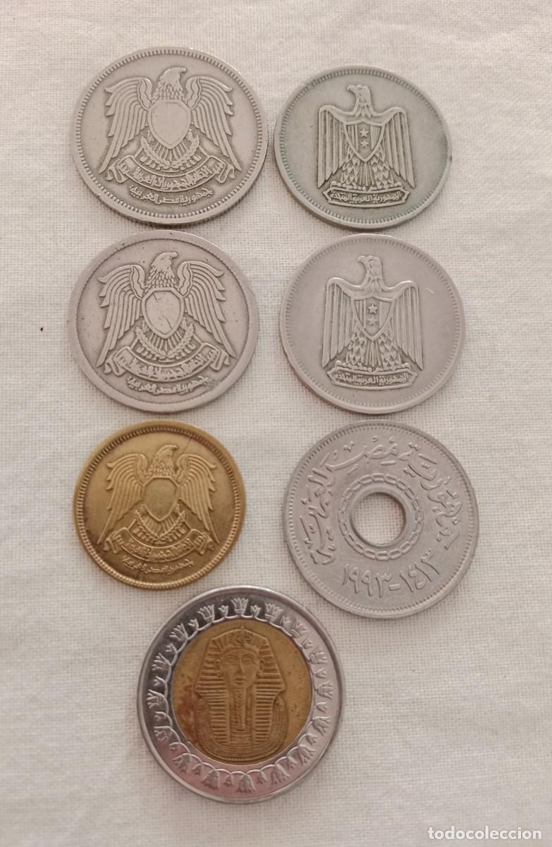 Monedas antiguas de &Aacute;frica: Egipto lote 7 monedas - Foto 1
