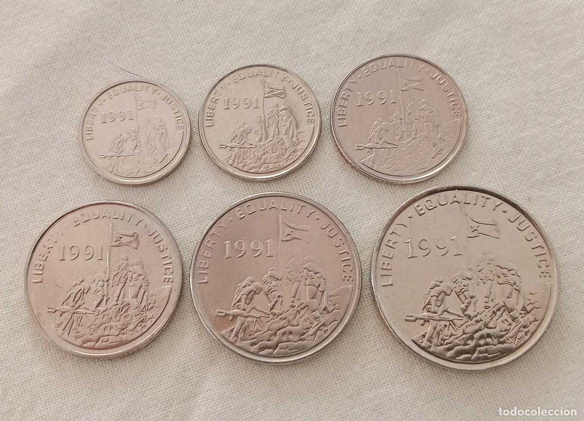 Monedas antiguas de &Aacute;frica: ERITREA serie 6 monedas.