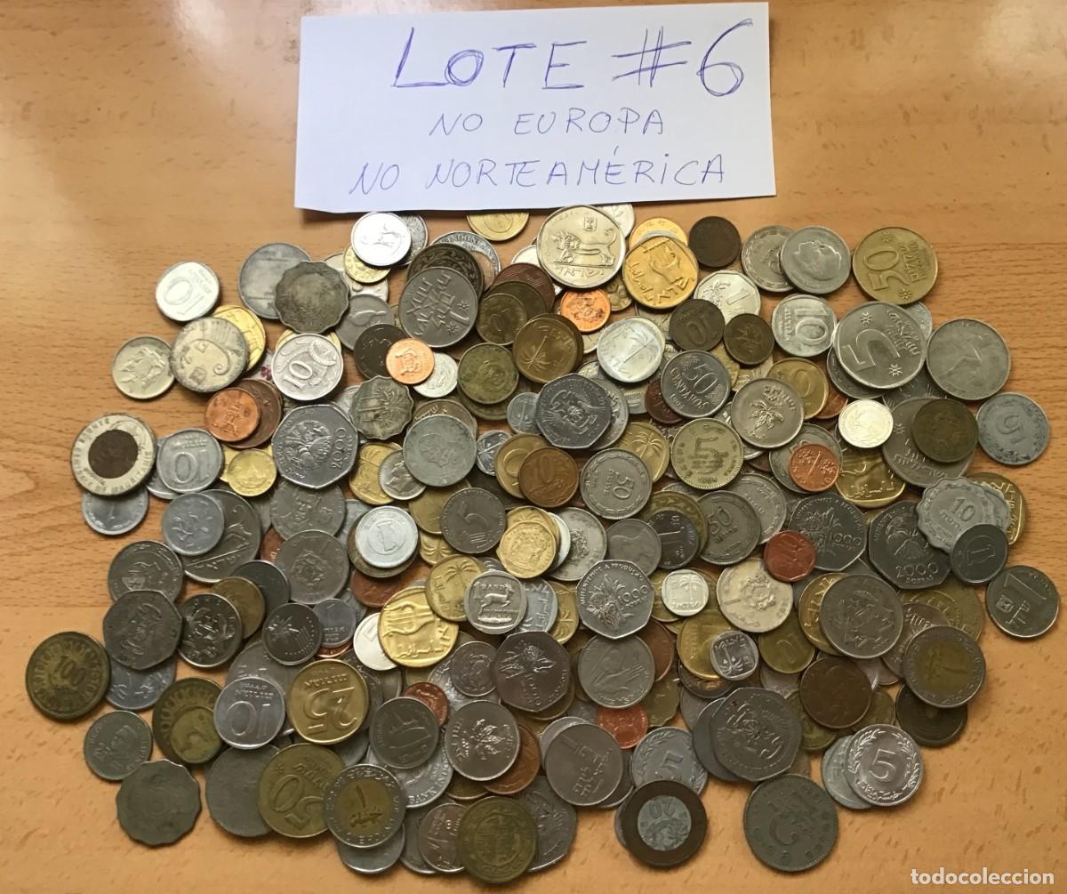 Monedas antiguas de &Aacute;frica: 1 kilo monedas NO Europa NO Norteam&eacute;rica. Lote 6