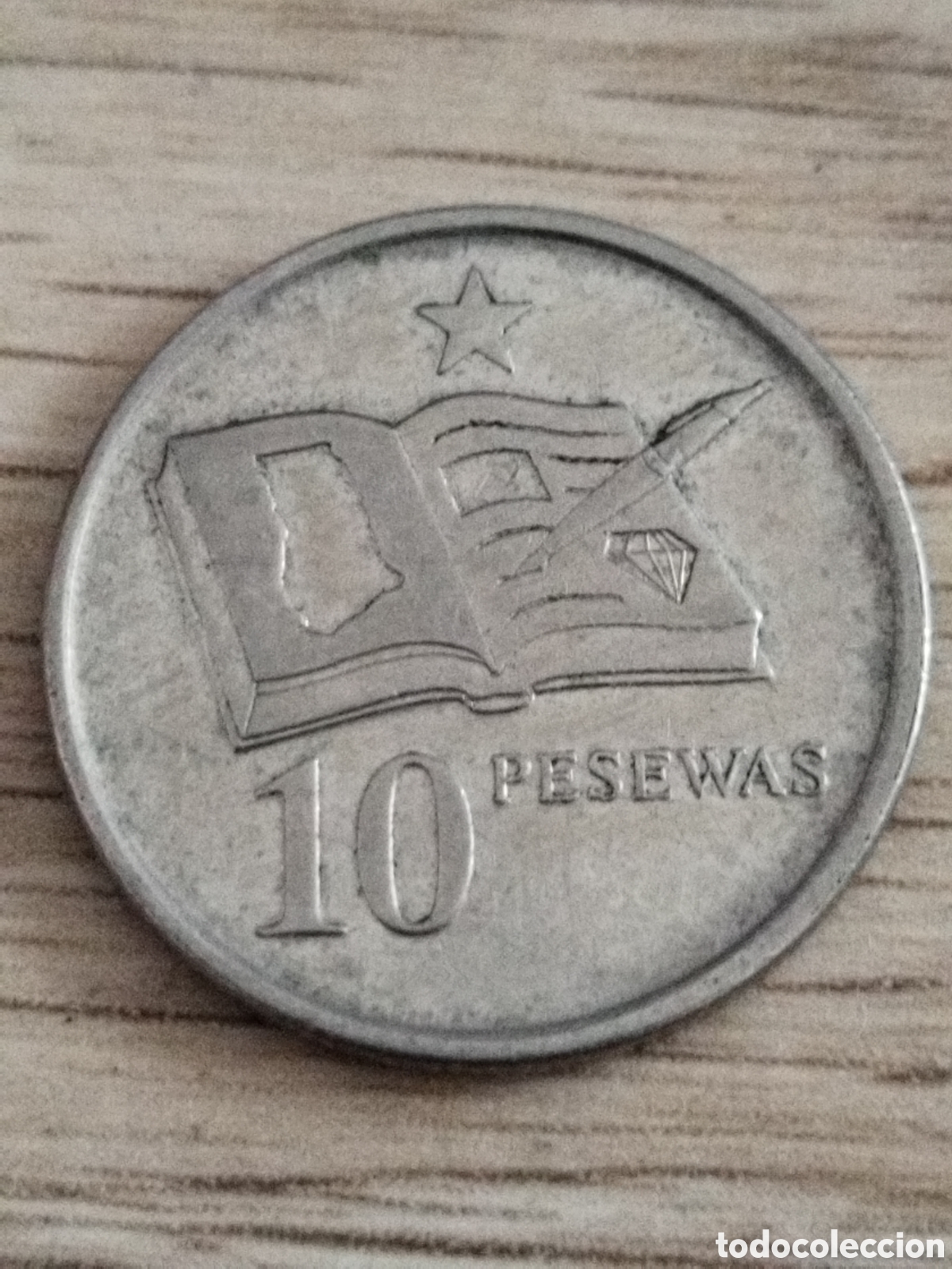 Monedas antiguas de &Aacute;frica: Ghana 10 pesewas de 2007 km#39