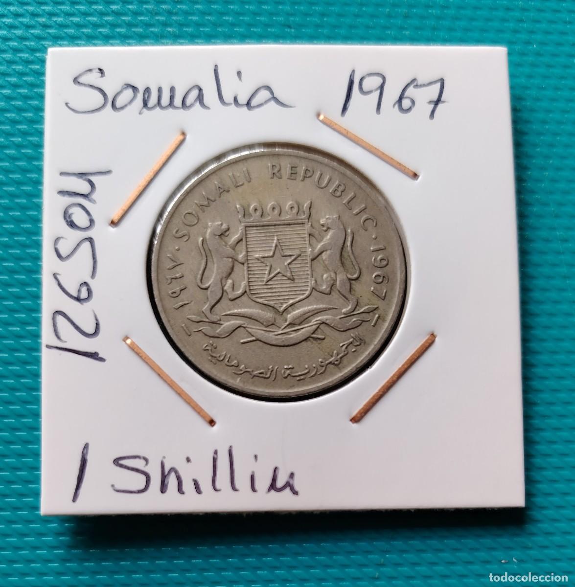 Monedas antiguas de &Aacute;frica: MONEDA DE SOMALIA - 1 SHILLING DEL A&Ntilde;O 1967 - 126SOM