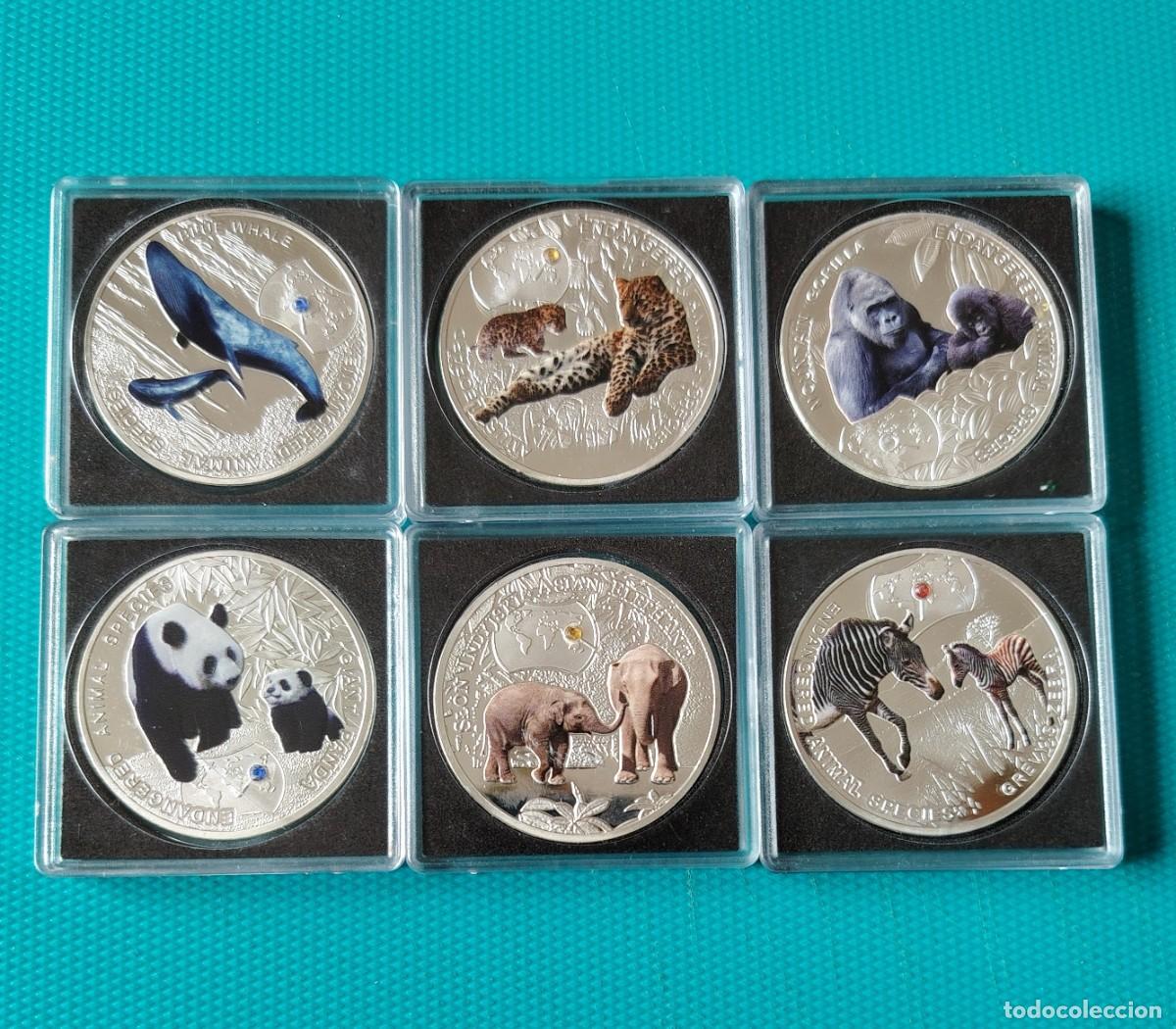 Monedas antiguas de &Aacute;frica: SET DE 6 MONEDAS ZAMBIA - 1000 KWACHA 2014 - COLECCIONABLES - 574RFA