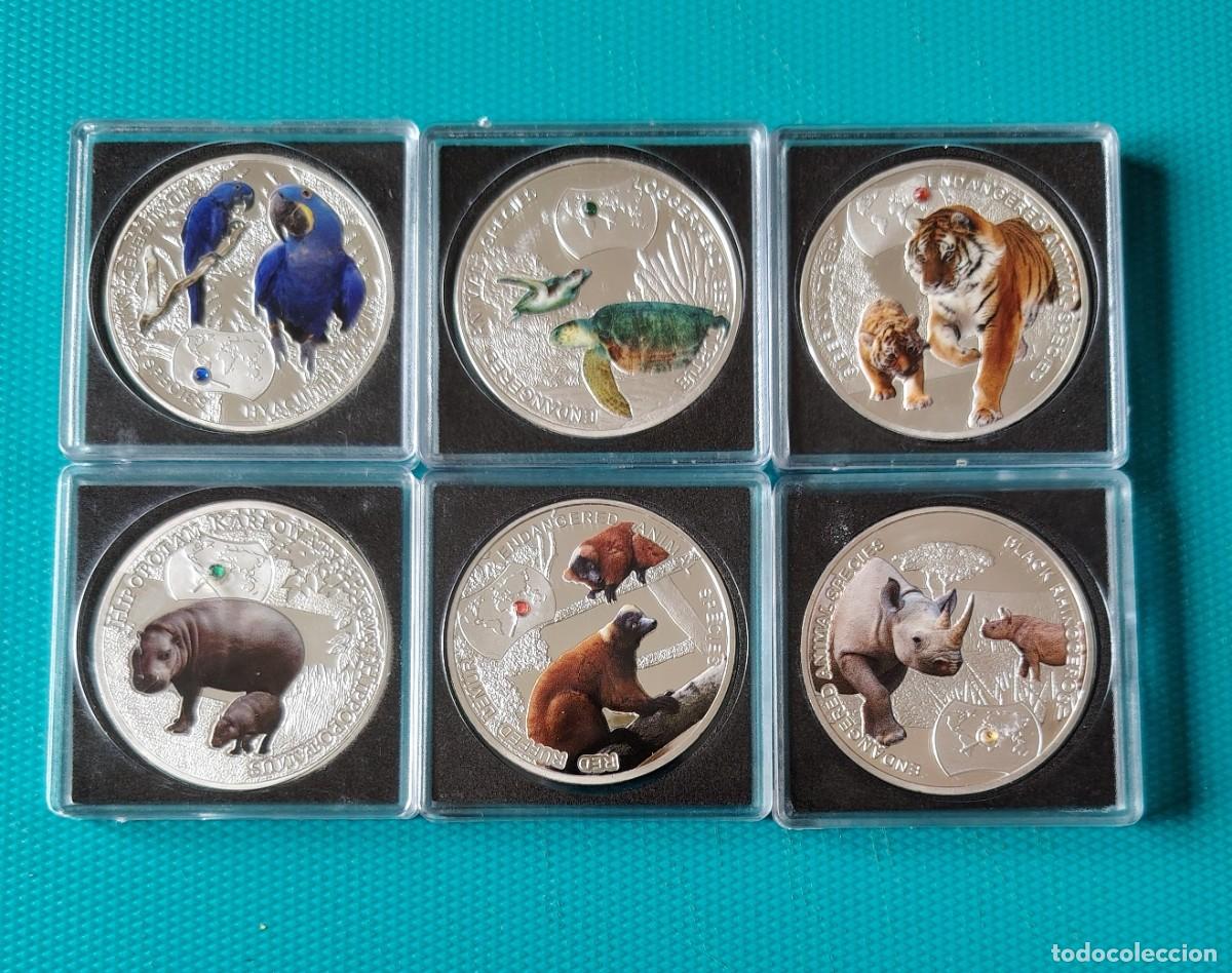 Monedas antiguas de &Aacute;frica: SET DE 6 MONEDAS ZAMBIA - 1000 KWACHA 2014 - COLECCIONABLES - 558KZE