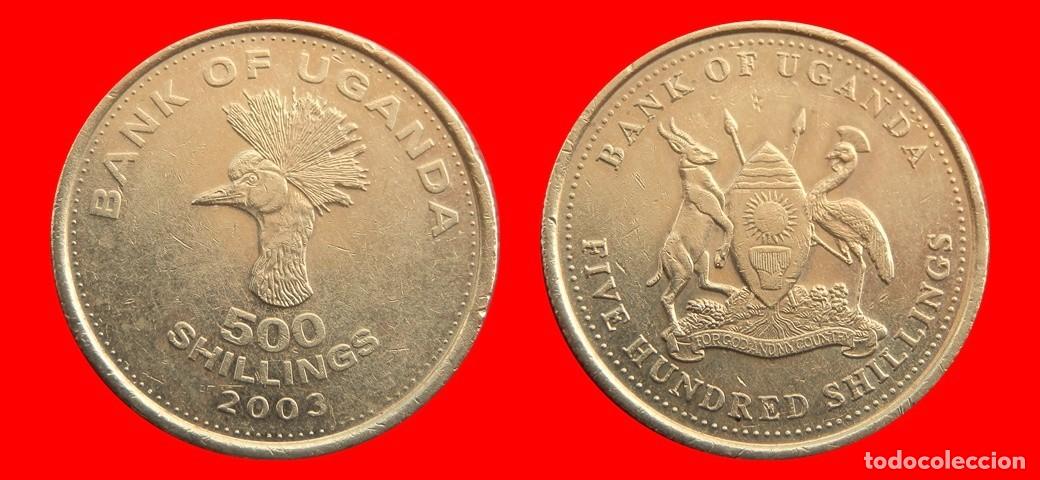 Monedas antiguas de &Aacute;frica: 500 CHELINES SHILLINGS 2003 UGANDA-143852