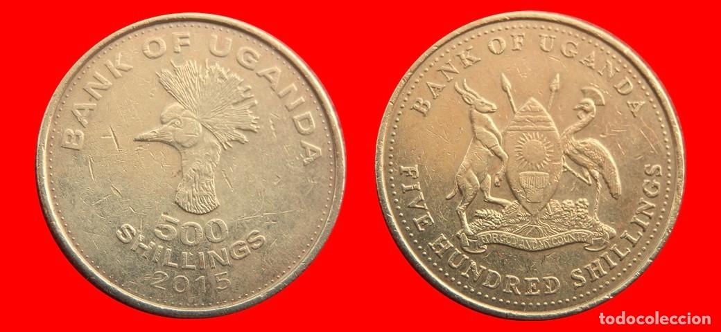 Monedas antiguas de &Aacute;frica: 500 CHELINES SHILLINGS 2015 UGANDA-143854