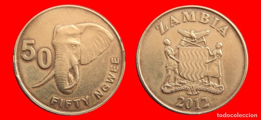 Monedas antiguas de &Aacute;frica: 50 NGWEE 2012 ZAMBIA-143860