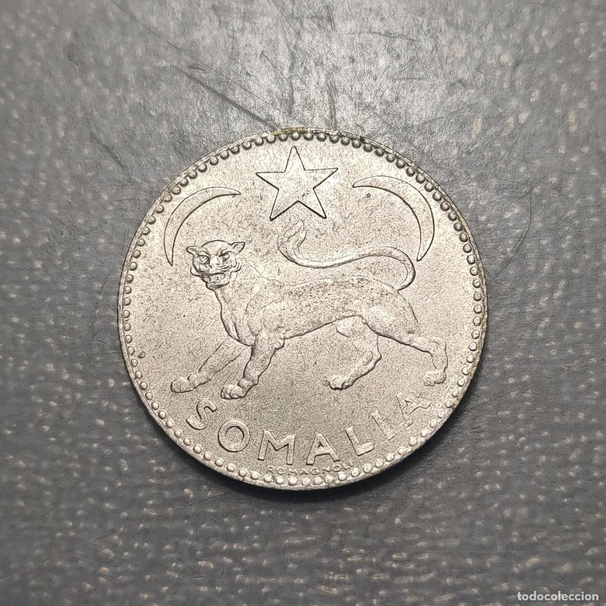 Monedas antiguas de &Aacute;frica: SOMALIA ADMINISTRACION ITALIANA 1 SOMALO 1950 SC UNC