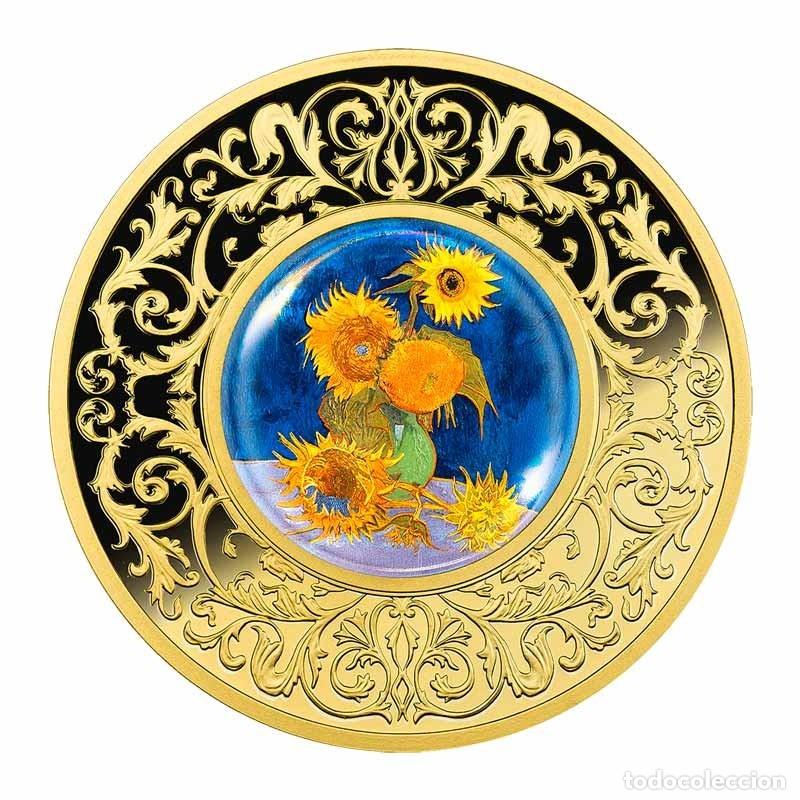 Monedas antiguas de &Aacute;frica: Moneda de Plata 2025 Vincent Van Gogh Girasoles