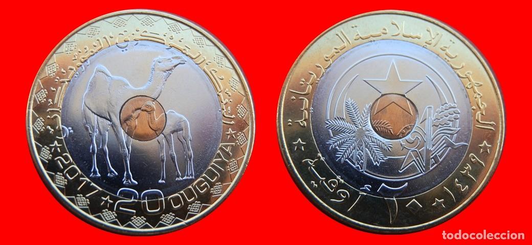 Monedas antiguas de &Aacute;frica: 20 OUGUIYA 2017 SIN CIRCULAR MAURITANIA-8933SC