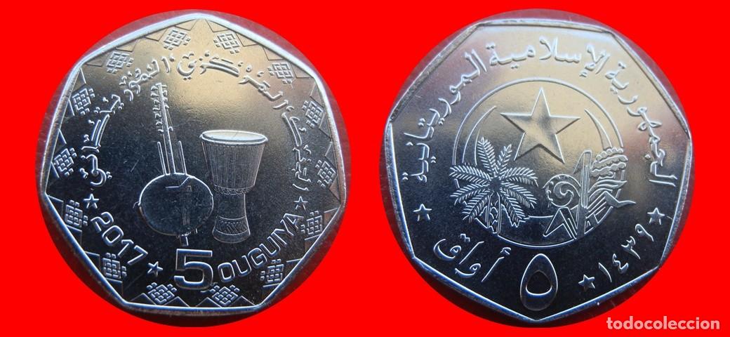 Monedas antiguas de &Aacute;frica: 5 OUGUIYA 2017 SIN CIRCULAR MAURITANIA-8930SC