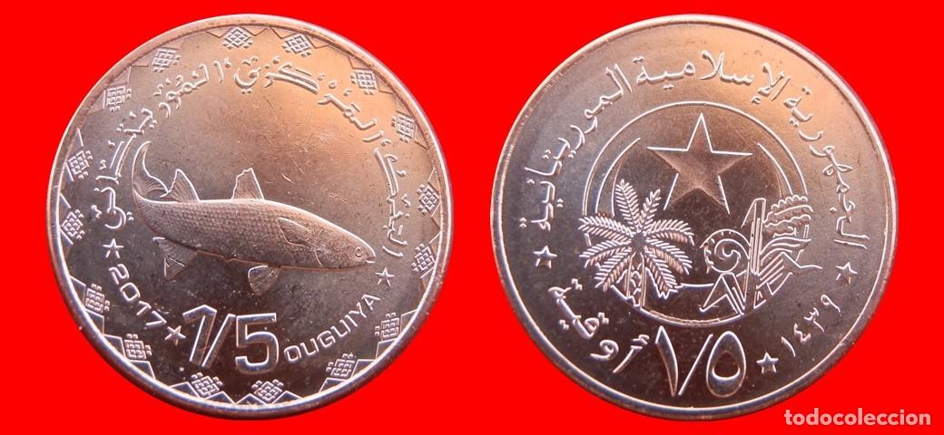 Monedas antiguas de &Aacute;frica: 1/5 OUGUIYA 2017 SIN CIRCULAR MAURITANIA-8928SC