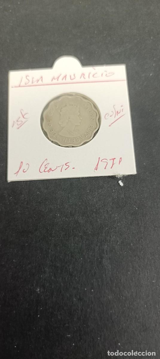 Monedas antiguas de &Aacute;frica: ISLA MAURICIO 10 CENTIMOS 1971 BC KM=33 (CUPRONIQUEL) ISABEL II