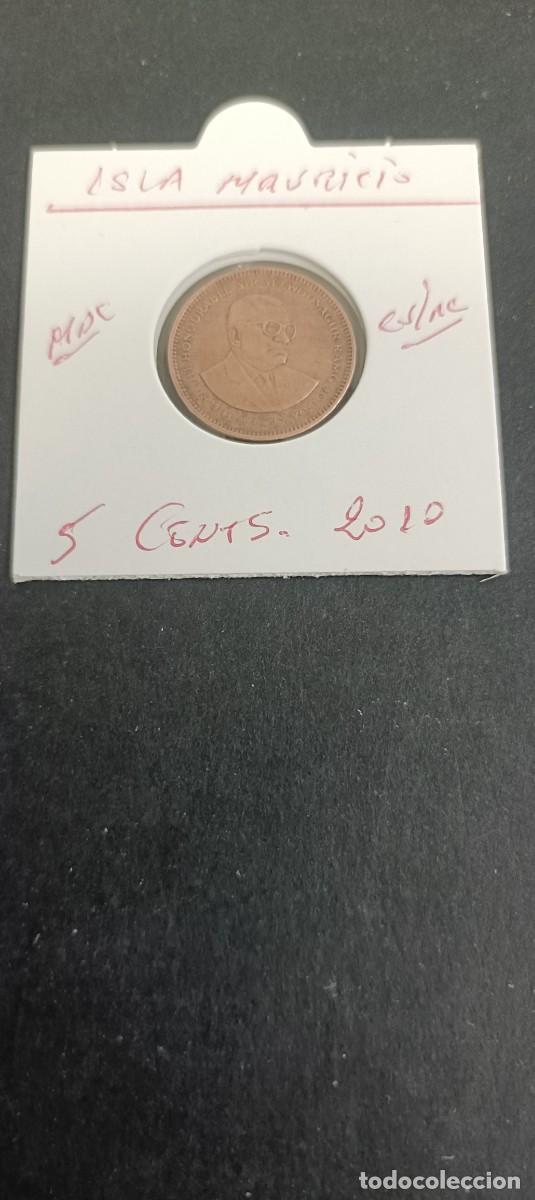 Monedas antiguas de &Aacute;frica: ISLA MAURICIO 5 CENTIMOS 2010 MBC KM=52 (COBRE-ACERO)