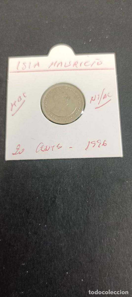 Monedas antiguas de &Aacute;frica: ISLA MAURICIO 20 CENTIMOS 1996 MBC KM=53 (NIQUEL-ACERO)