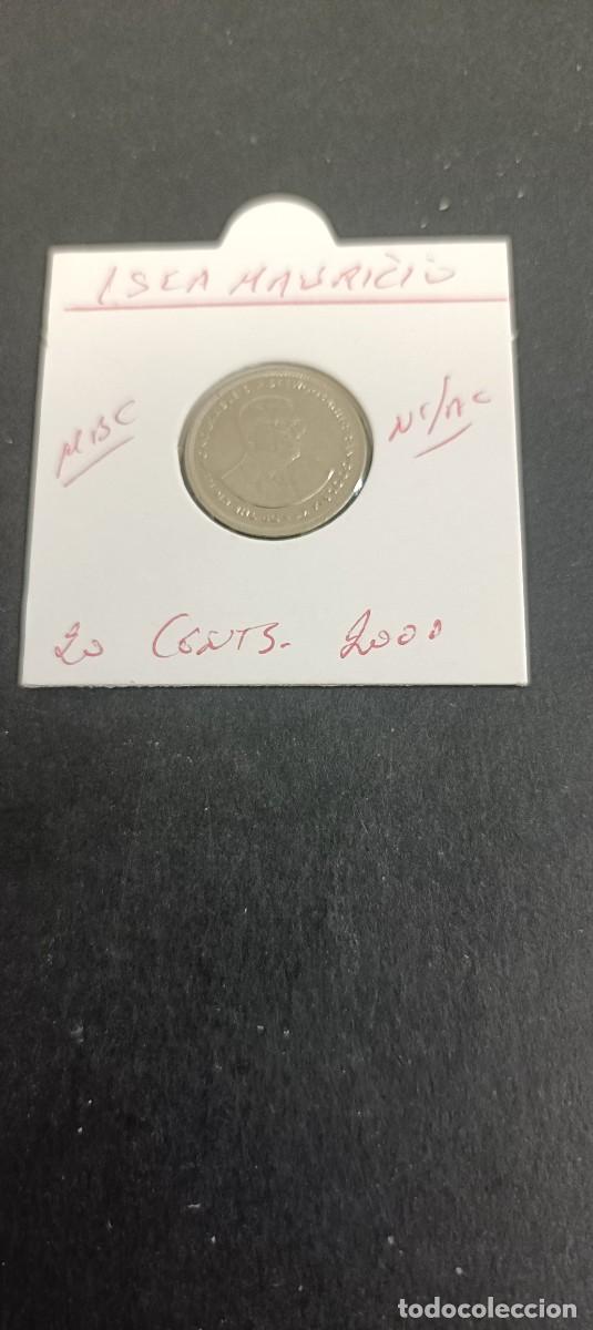 Monedas antiguas de &Aacute;frica: ISLA MAURICIO 20 CENTIMOS 2001 MBC KM=53 (NIQUEL-ACERO)