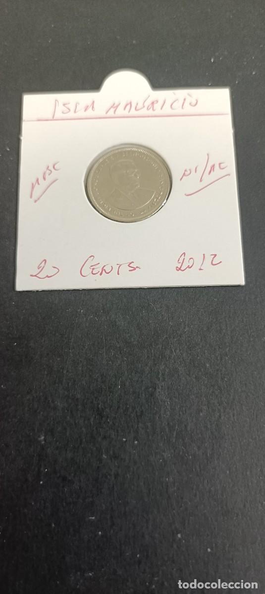 Monedas antiguas de &Aacute;frica: ISLA MAURICIO 20 CENTIMOS 2012 MBC KM=53 (NIQUEL-ACERO)