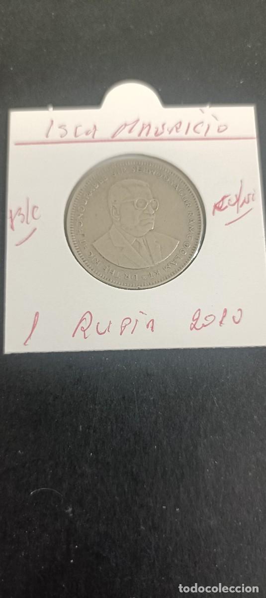 Monedas antiguas de &Aacute;frica: ISLA MAURICIO 1 RUPIA 2010 BC KM=55 (CUPRONIQUEL)