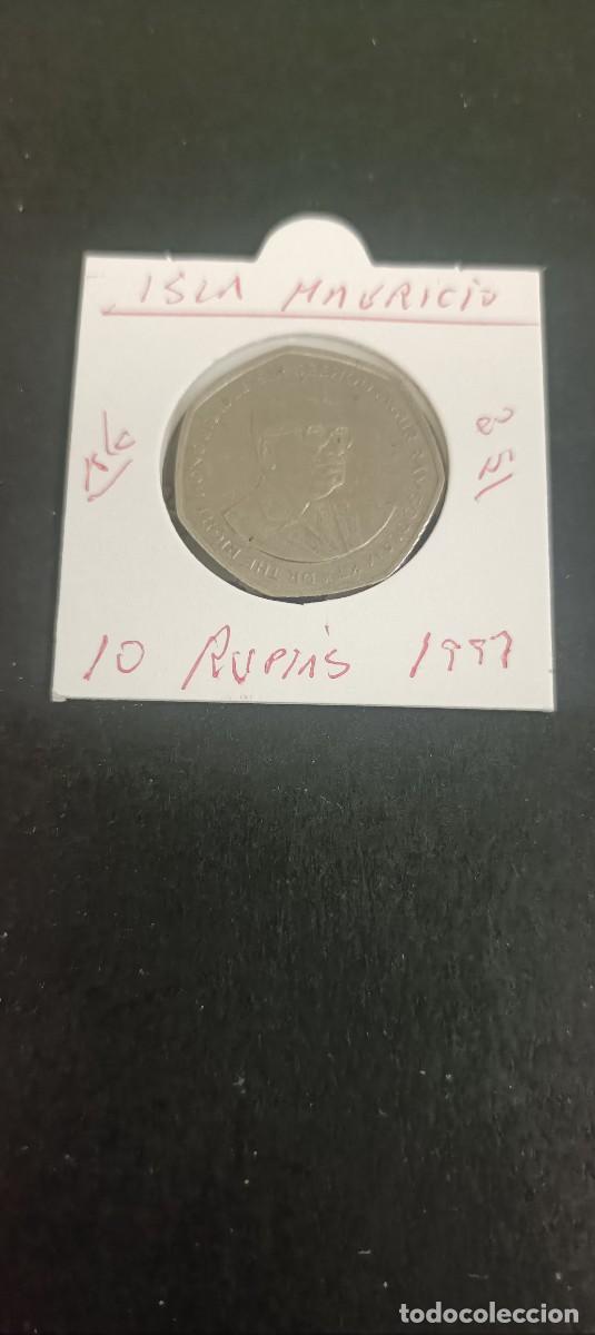 Monedas antiguas de &Aacute;frica: ISLA MAURICIO 10 RUPIAS 1997 BC KM=61 (CUPRONIQUEL)