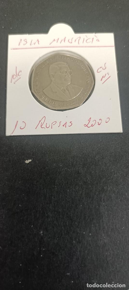 Old Coins of Africa: ISLA MAURICIO 10 RUPIAS 2000 BC KM=61 (CUPRONIQUEL)