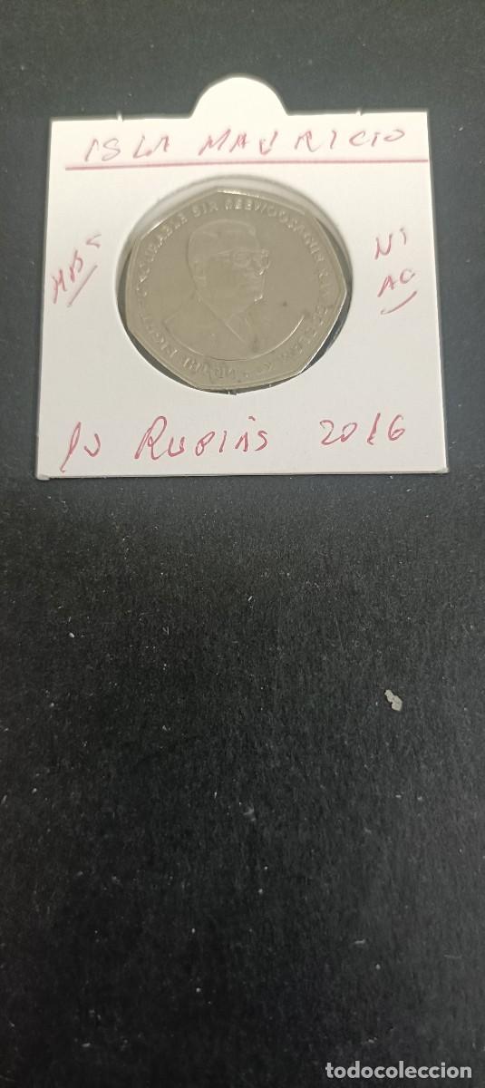 Monedas antiguas de &Aacute;frica: ISLA MAURICIO 10 RUPIAS 2016 MBC KM=61a (NIQUEL-ACERO)