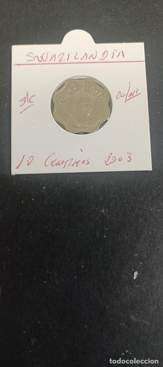 Monedas antiguas de &Aacute;frica: SWAZILANDIA 10CENTIMOS 2003 S/C KM=49 (CUPRONIQUEL)