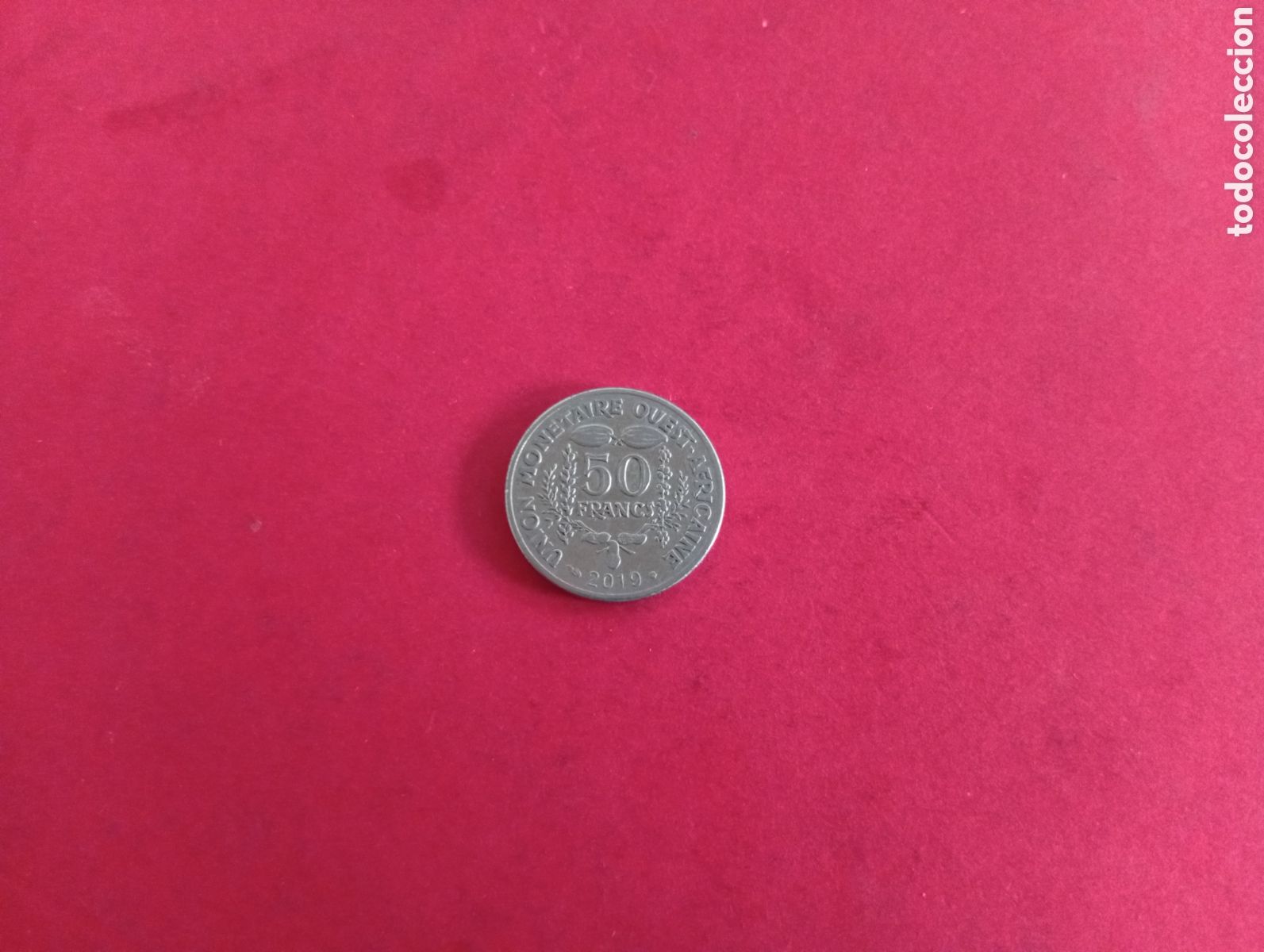 Monedas antiguas de &Aacute;frica: 50 francos &Aacute;frica Oeste 2019