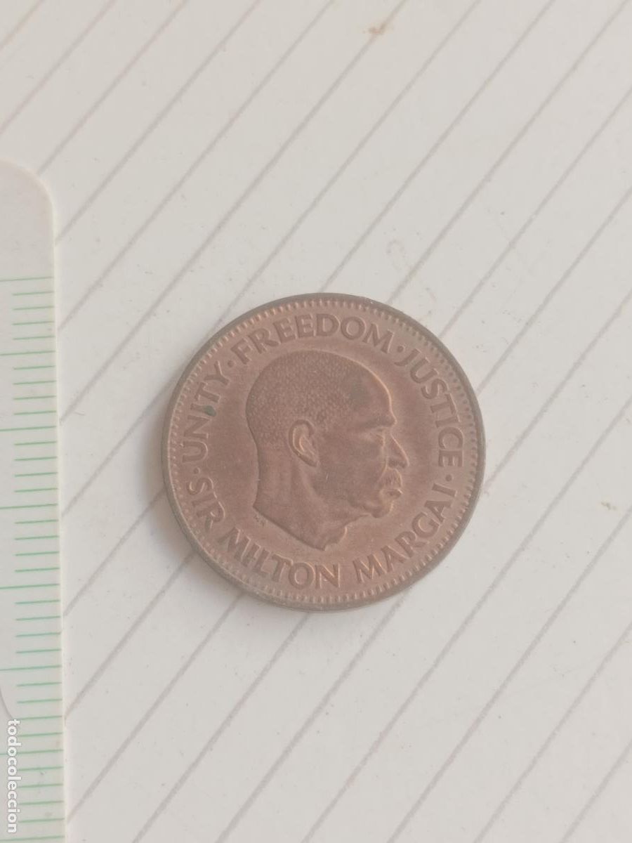 Monedas antiguas de &Aacute;frica: Sierra Leona 1/2 c&eacute;ntimo 1964