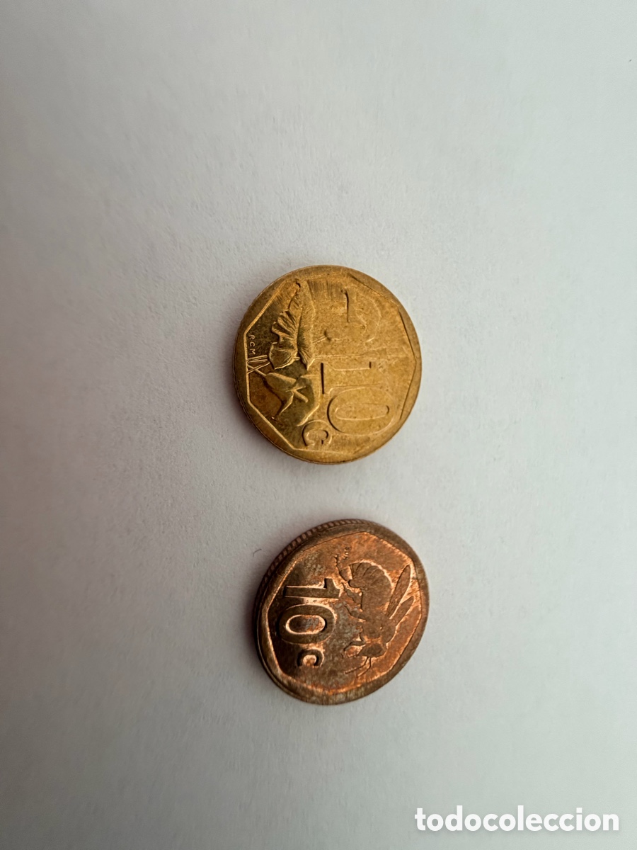 Monedas antiguas de &Aacute;frica: Moneda de 10 Centavos - Sud&aacute;frica (2008)