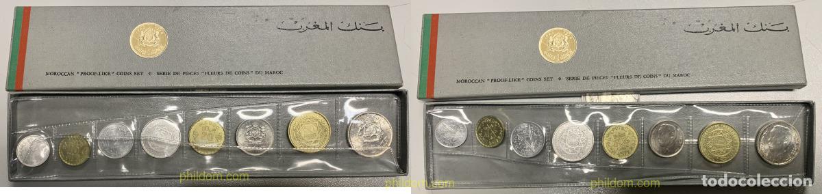 Monedas antiguas de &Aacute;frica: 3613 MARRUECOS 1950 MOROCCO 1965,1951 1950 PROOF MARROC COIN SET