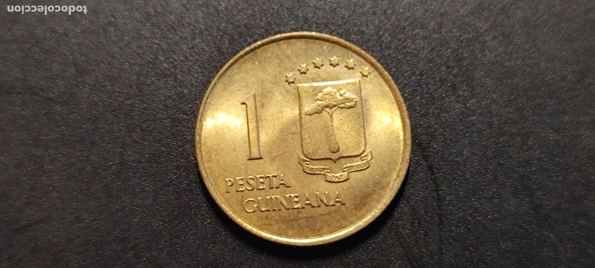 Monedas antiguas de &Aacute;frica: MONEDA DE GUINEA ECUATORIAL 1 PESETA GUINEANA 1969 S/C