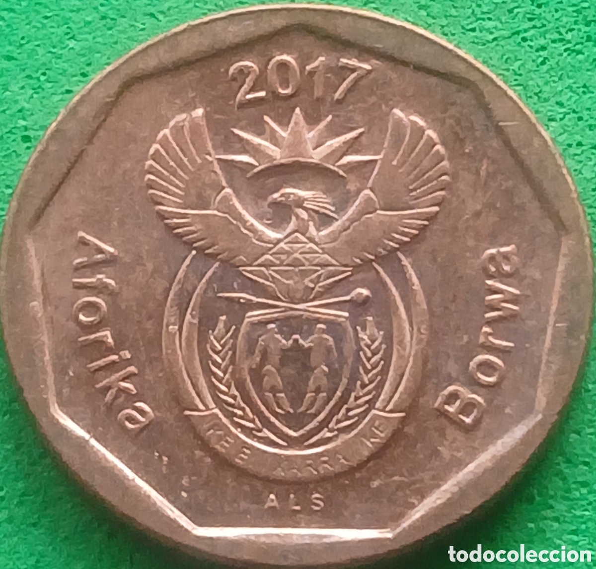 Monedas antiguas de &Aacute;frica: Aforika Borwa 10 cents 2017 UC#24
