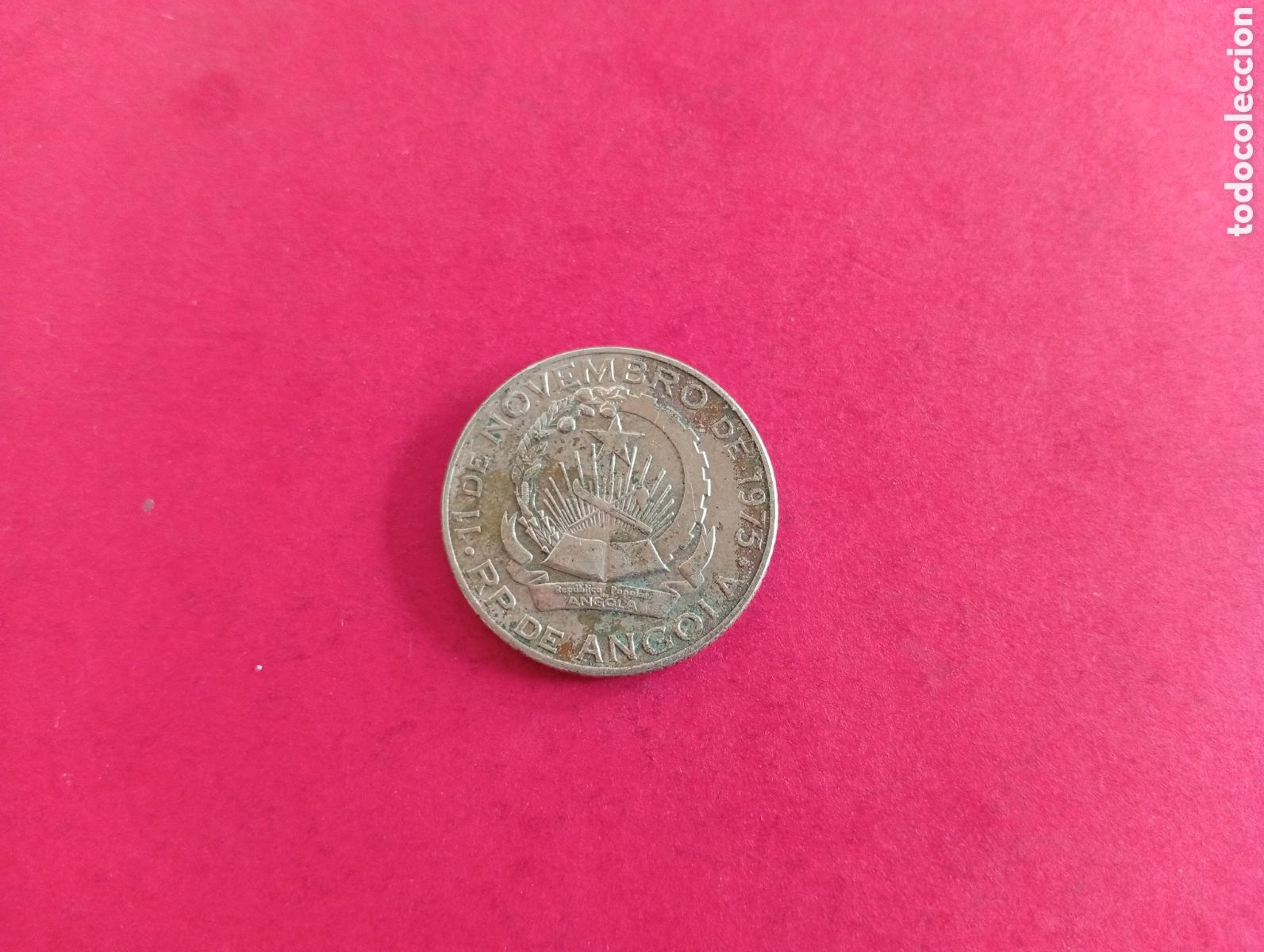 Monedas antiguas de &Aacute;frica: 20 kwanzas de Angola 1978