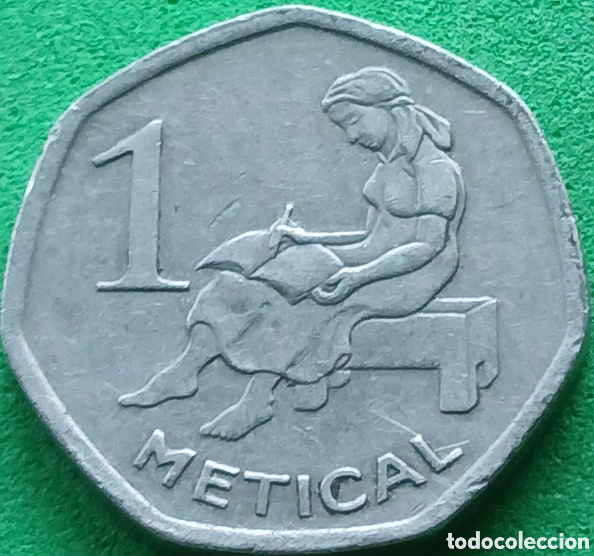 Monedas antiguas de &Aacute;frica: Mozambique 1 metical 2006 km#137