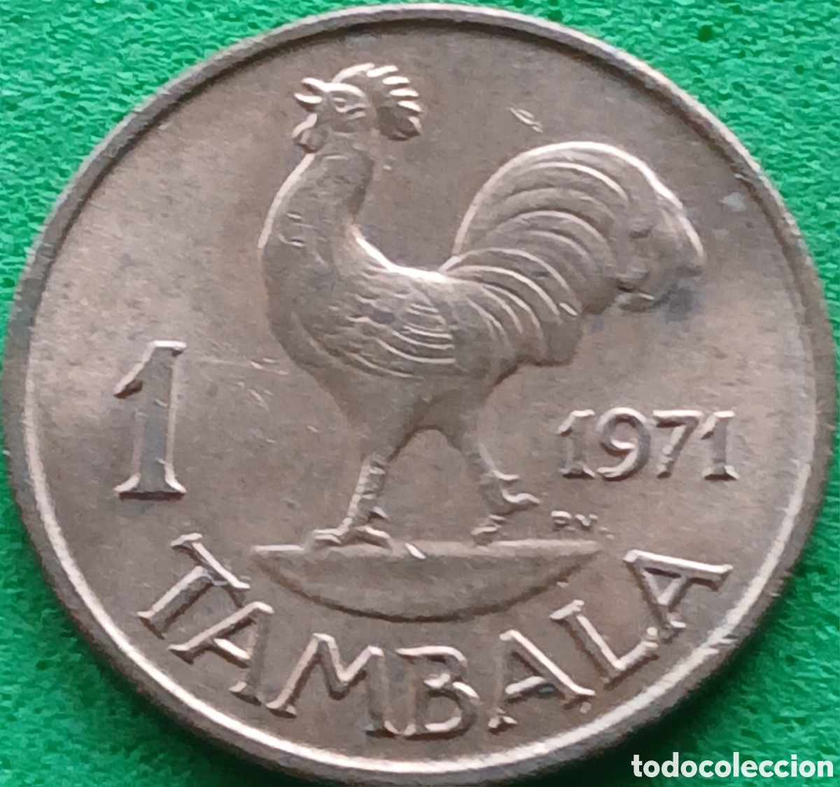 Monedas antiguas de &Aacute;frica: Malawi 1 tambala 1971 km#7