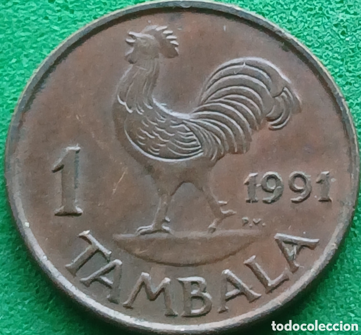 Monedas antiguas de &Aacute;frica: Malawi 1 tambala 1991 km#7a