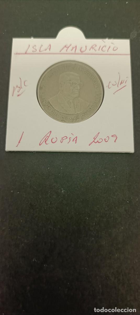 Monedas antiguas de &Aacute;frica: ISLA MAURICIO 1 RUPIA 2009 BC KM=55 (CUPRONIQUEL)