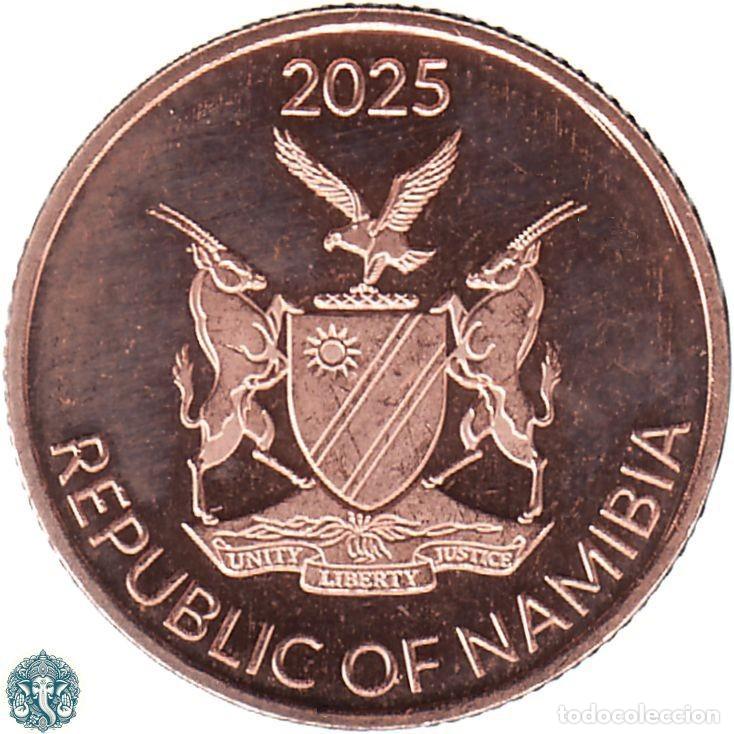 Monedas antiguas de &Aacute;frica: NAMIBIA 10 Centavos 2025 KM#- - Foto 2