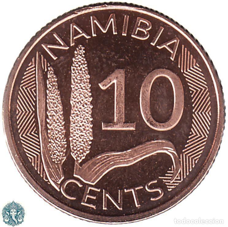 Monedas antiguas de &Aacute;frica: NAMIBIA 10 Centavos 2025 KM#-